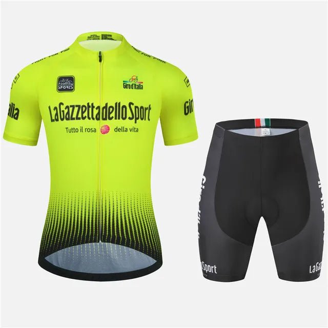 CyclingPro | Set med cykelkläder Neon grön