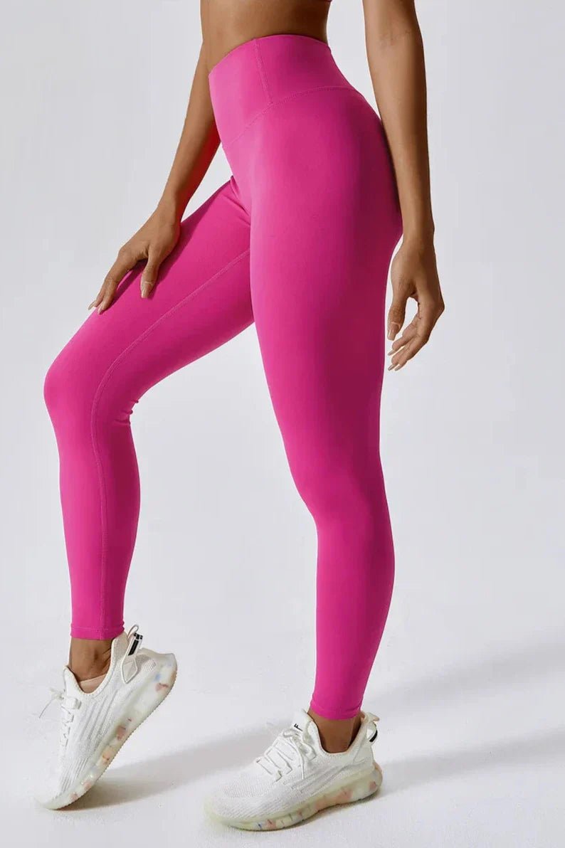 DJESSY stilren set med topper och högmidjade leggings - slank passform för en perfekt look
