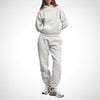 Elegent dam-träningsdräkt – Jogging-set för damer – Bekväm dam-jogger Grå