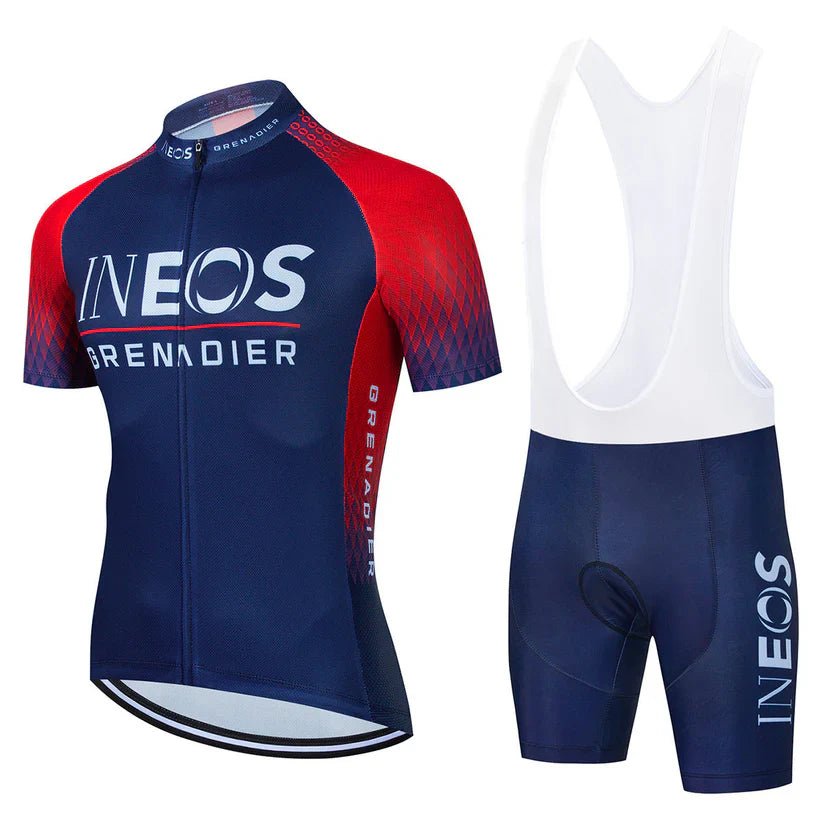 Ineos - Set för professionell cykling Blå Röd