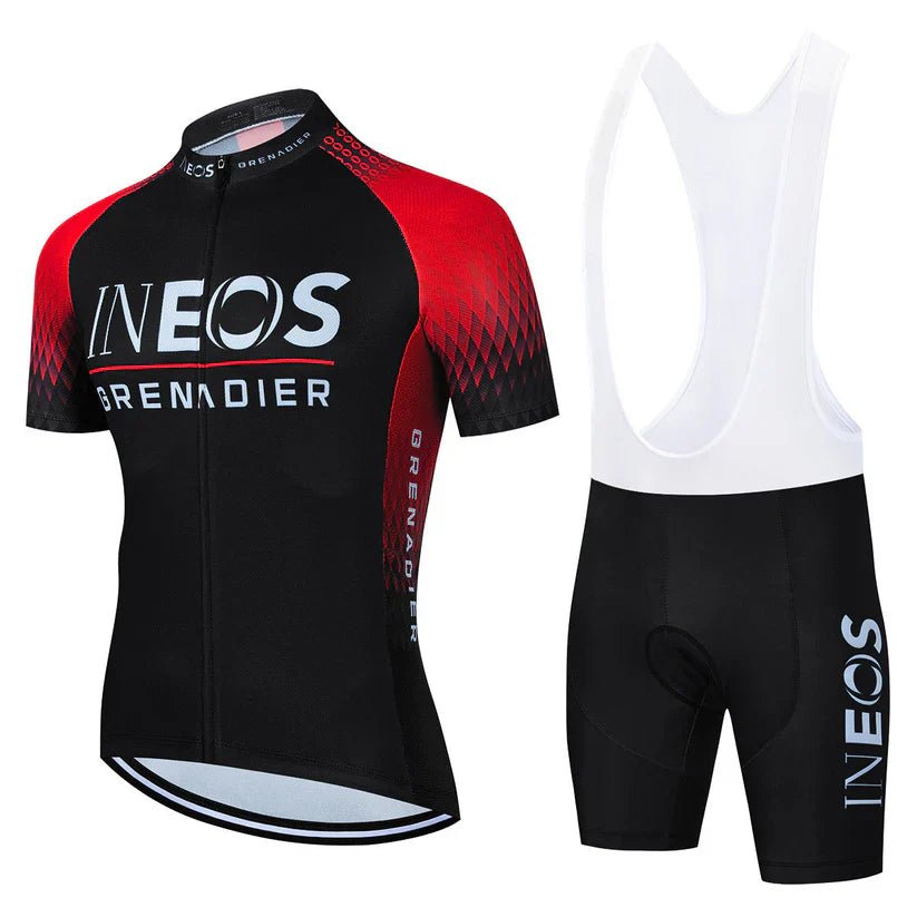Ineos - Set för professionell cykling Svart Röd