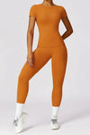 JASY | Bekväm sömlös legging och T-shirtset för en stilfull look