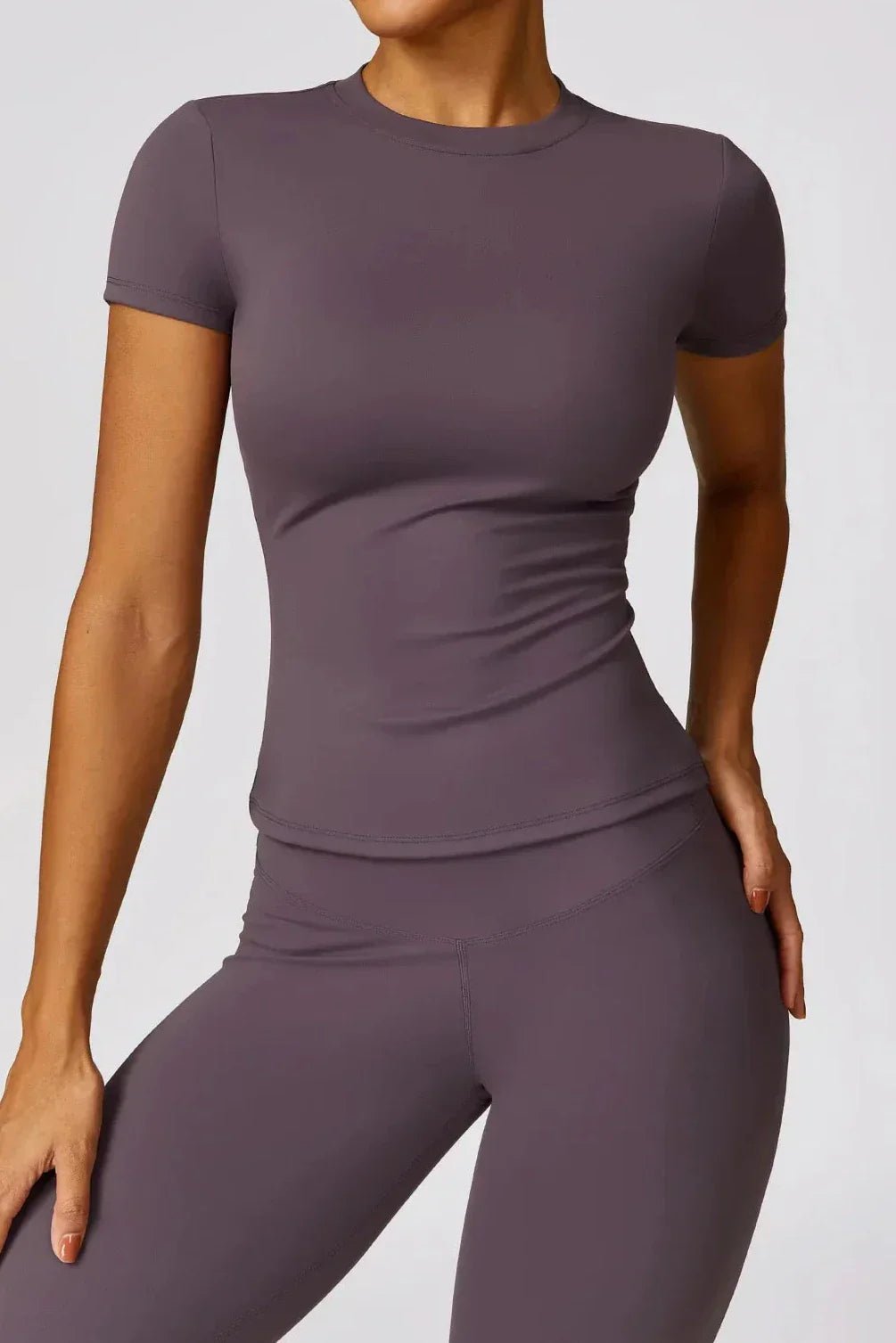 JASY | Elegant seamless leggings och t-shirt set för ultimat bärkomfort