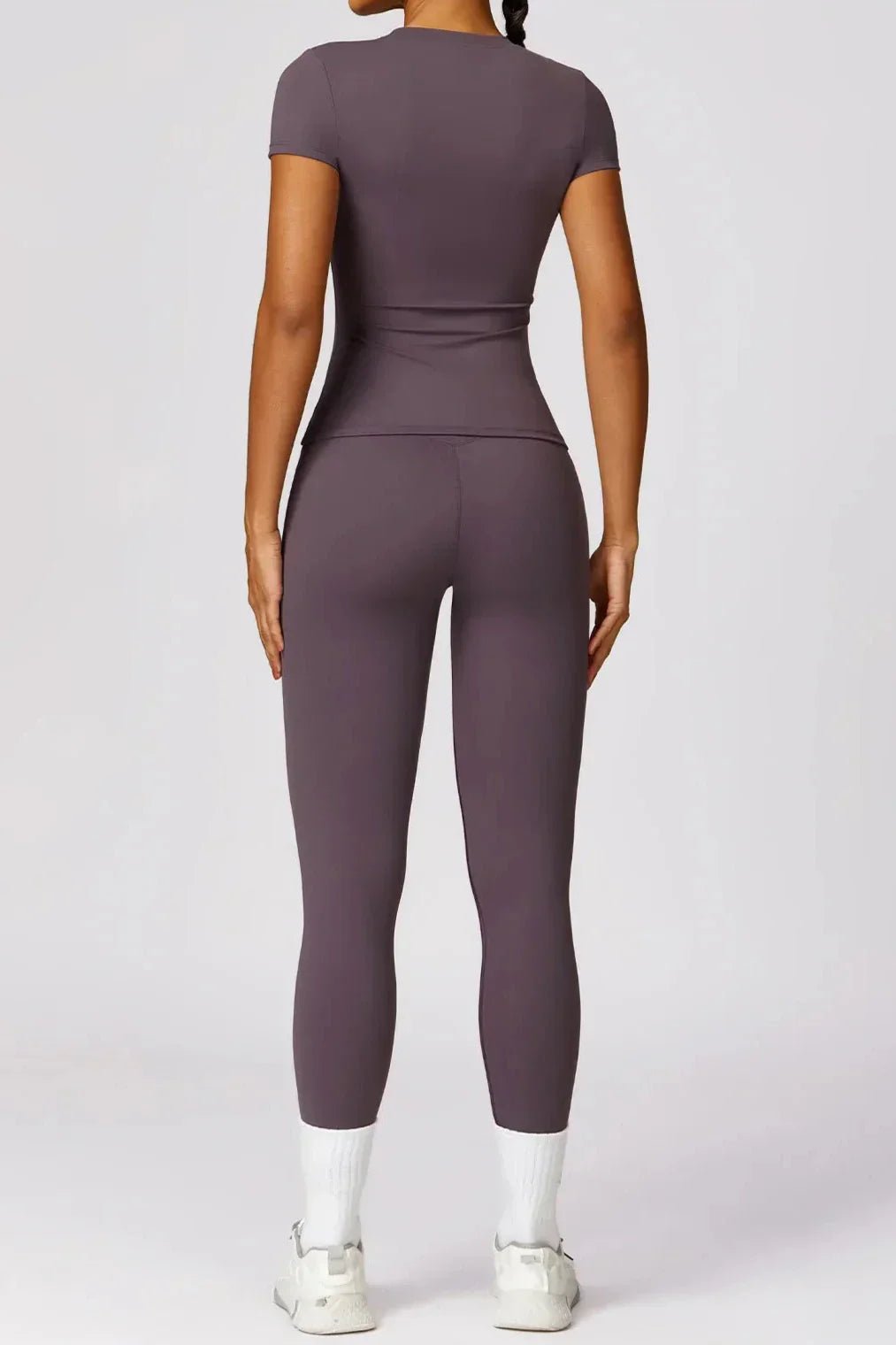 JASY | Elegant seamless leggings och t-shirt set för ultimat bärkomfort