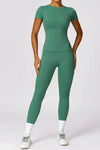JASY | Elegant sömlös leggings- och t-shirtset för ultimat komfort