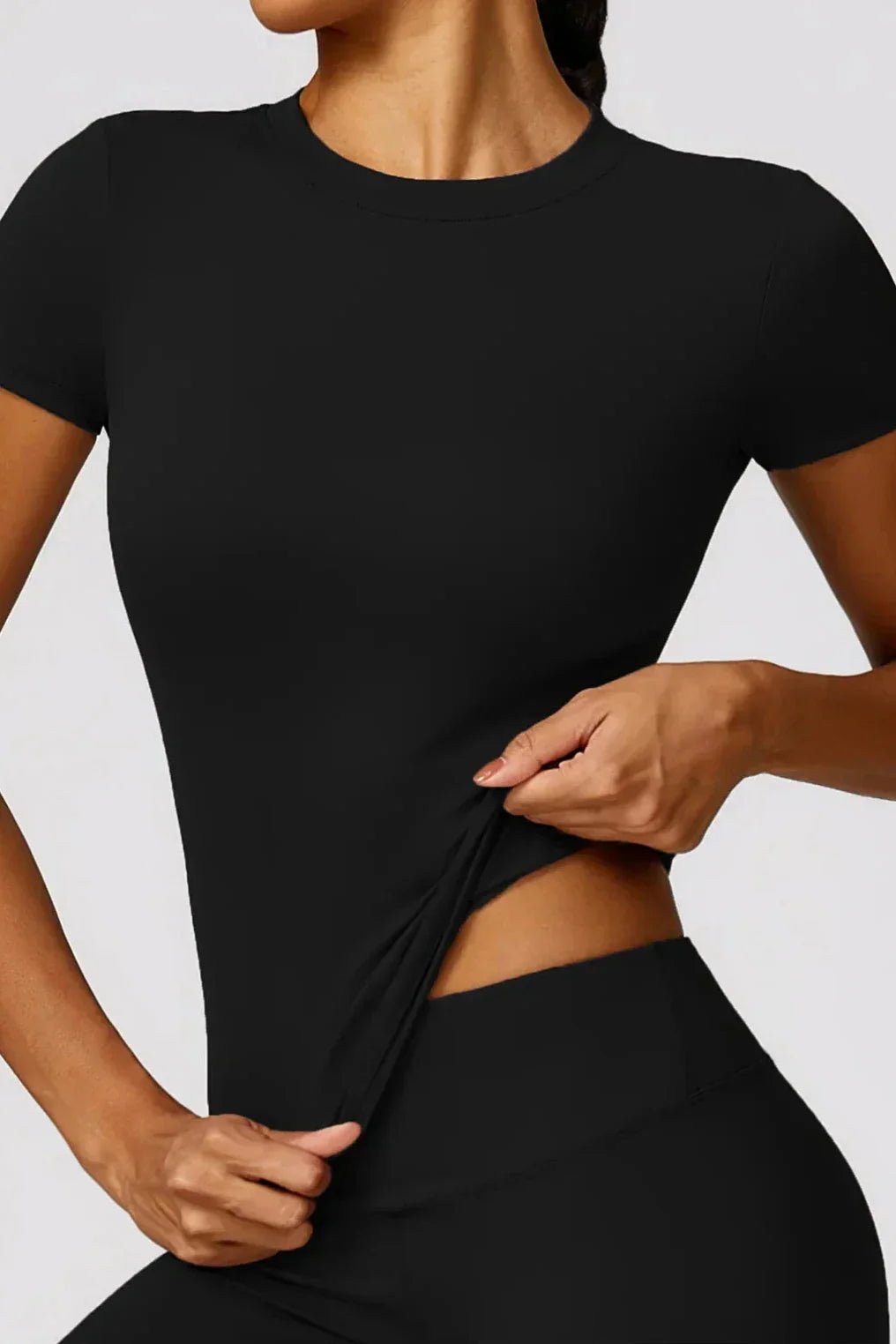 JASY | Lyxig Osynlig Leggings och T-shirt Set för Ultimat Komfort