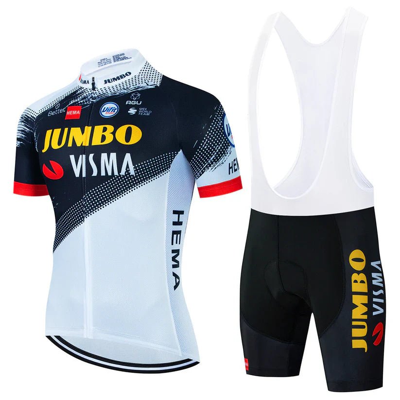 Jumbo Visma - Set för professionella cyklister Vit
