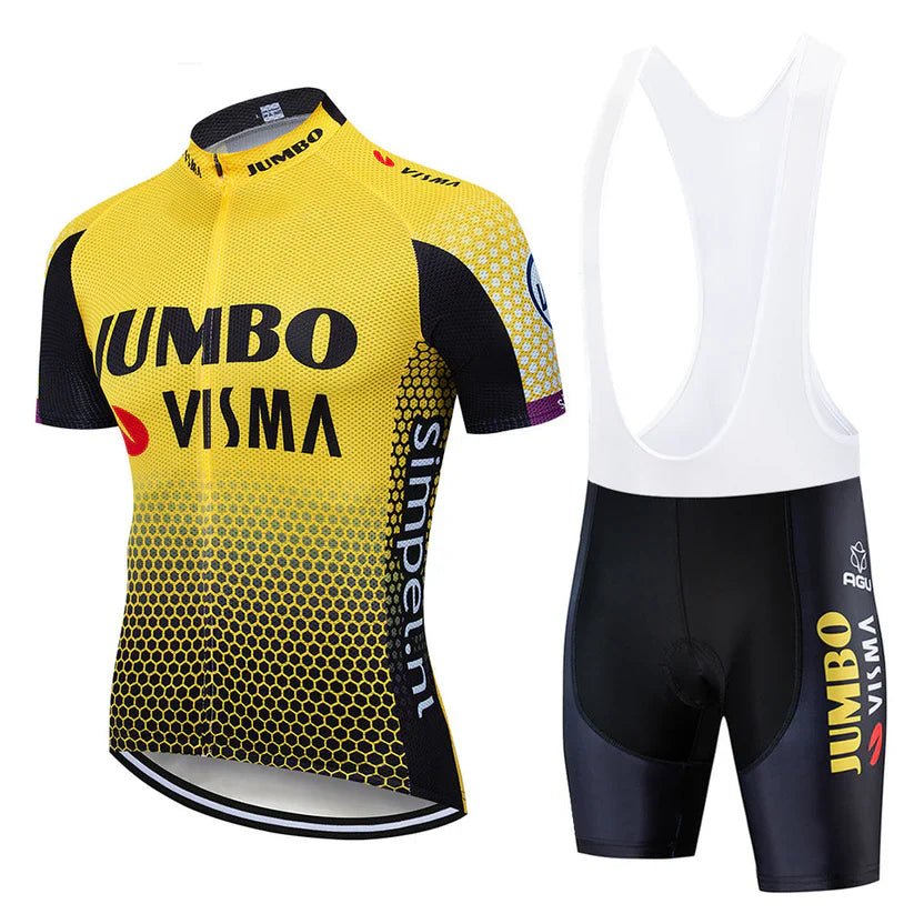 Jumbo Visma - Set för professionella cyklister Gul 2019