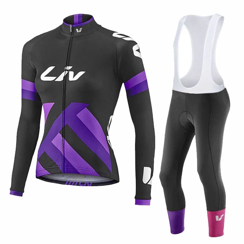 LIV V2 – PRO damernas vintercykelset med hängselbyxor Modell 04
