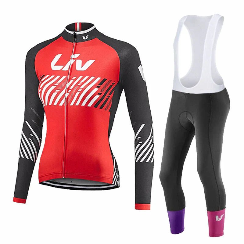 LIV V2 – PRO damernas vintercykelset med hängselbyxor Modell 05