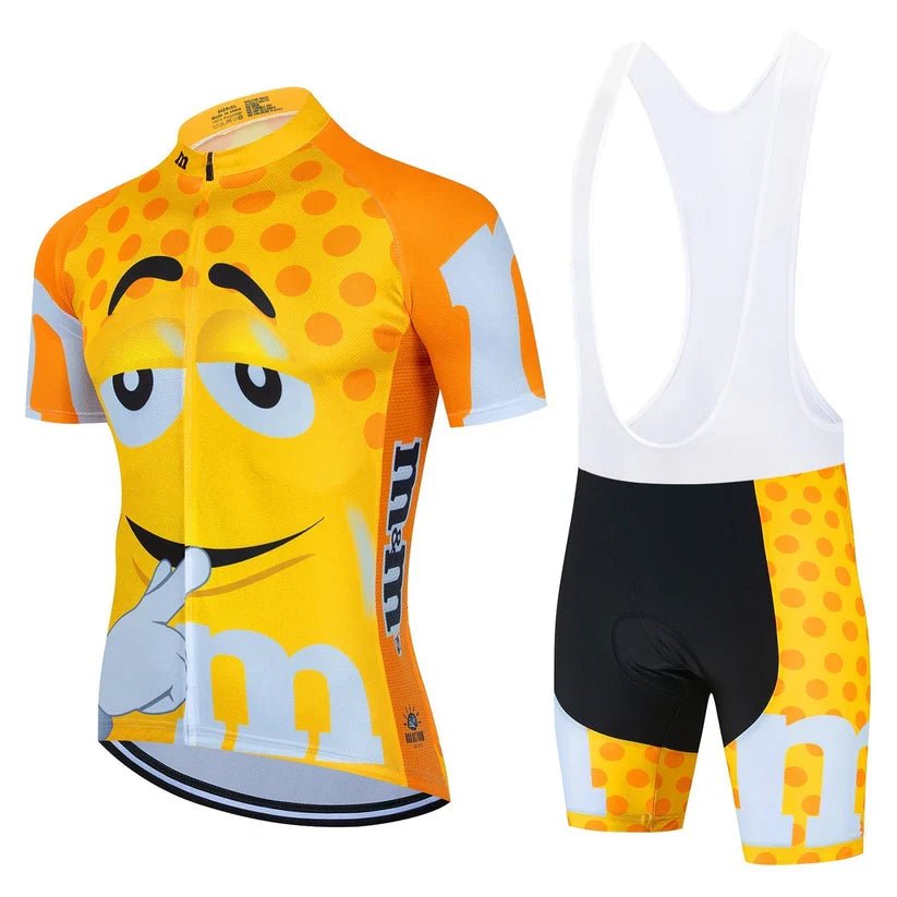 M&M - Nytt cykelset Gul