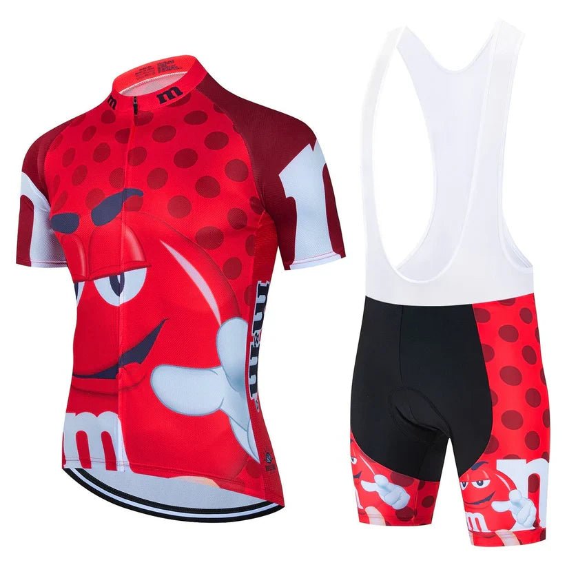 M&M - Nytt cykelset Röd