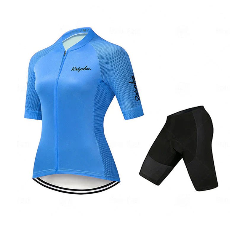 Rapha - Cykelställ för damer Blå (shorts)