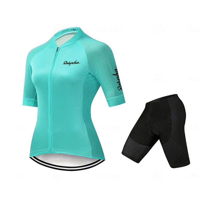 Rapha - Cykelställ för damer Turkos (shorts)