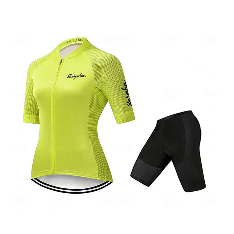 Rapha - Cykelställ för damer Gul (shorts)