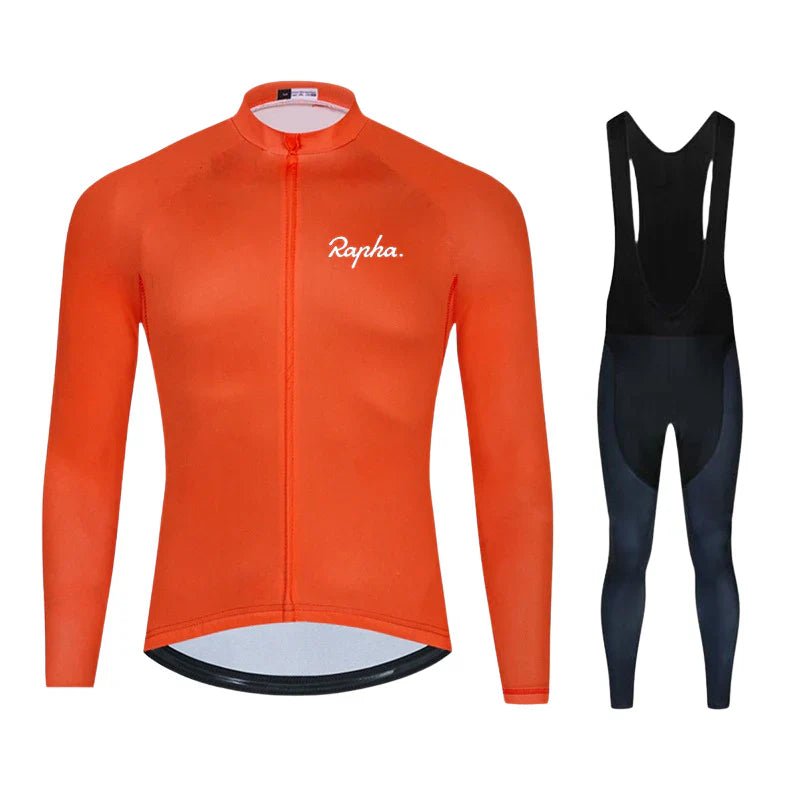 Rapha - Professionellt långärmat cykelställ Orange