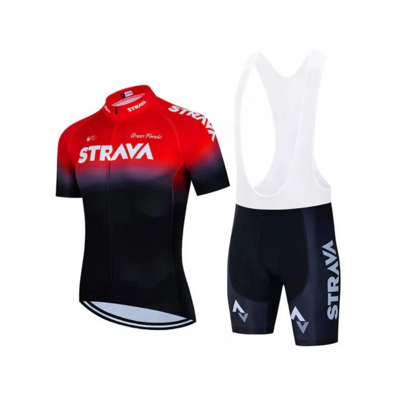 Strava - Cykelkit för prestandacykling Röd Svart