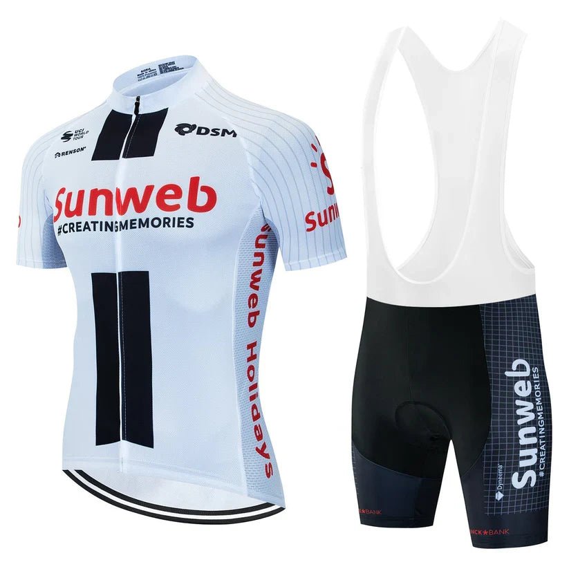 Sunweb - Professionell cyklinguppsättning Vit
